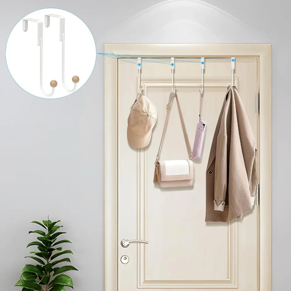 Heavy Duty Over The Door Hooks 4 Pack Door Hanger Hooks