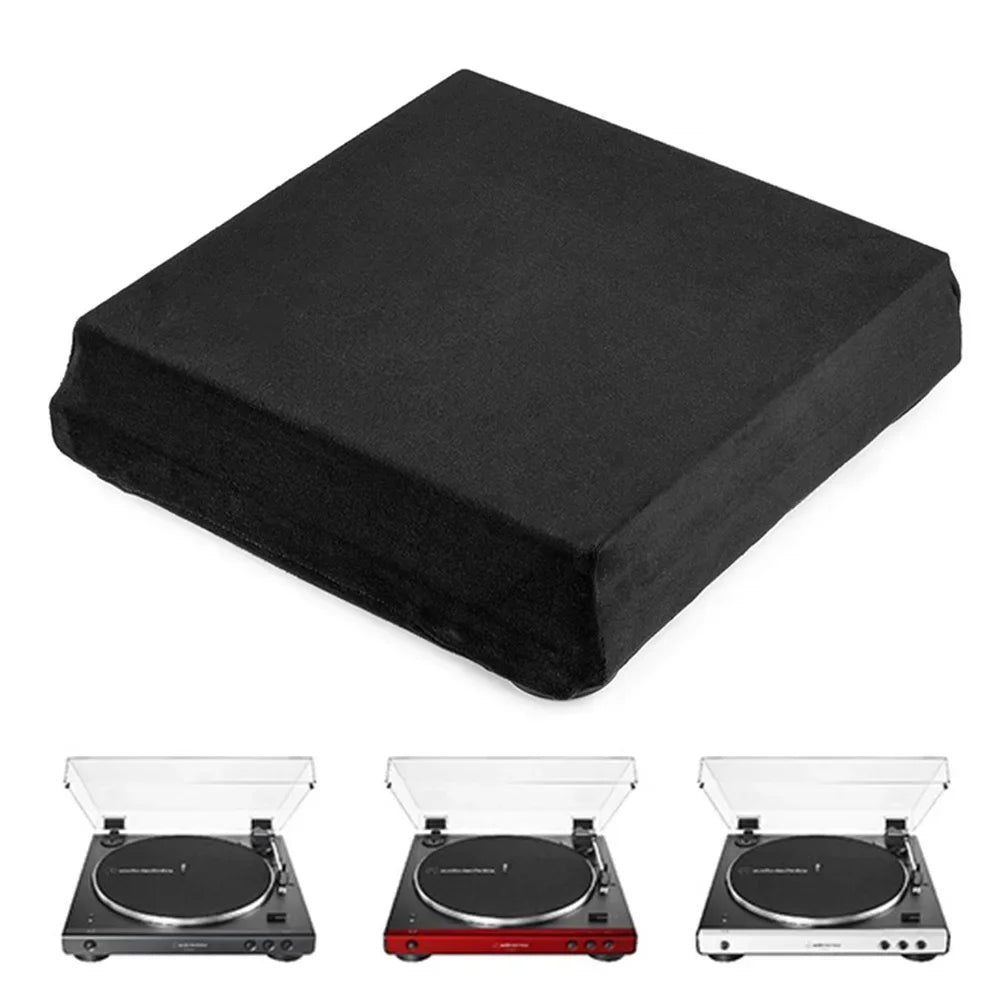 Turntable Dust Cover Spandex High Elasticity Turntable Sleeves Foldable Dustproof