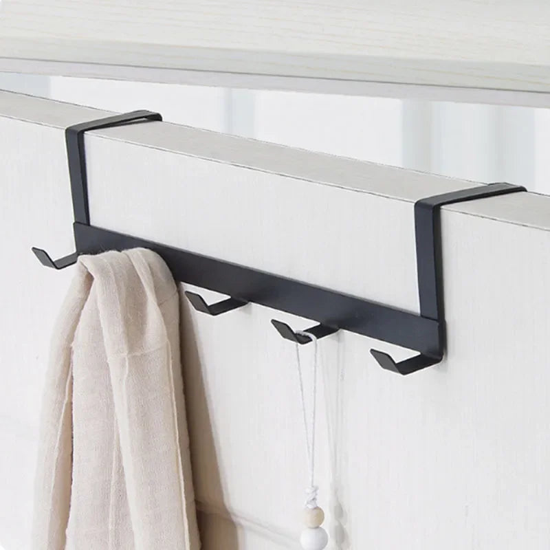 Hooks Over The Door 5 Hooks Home Key Hanging Storage Rack