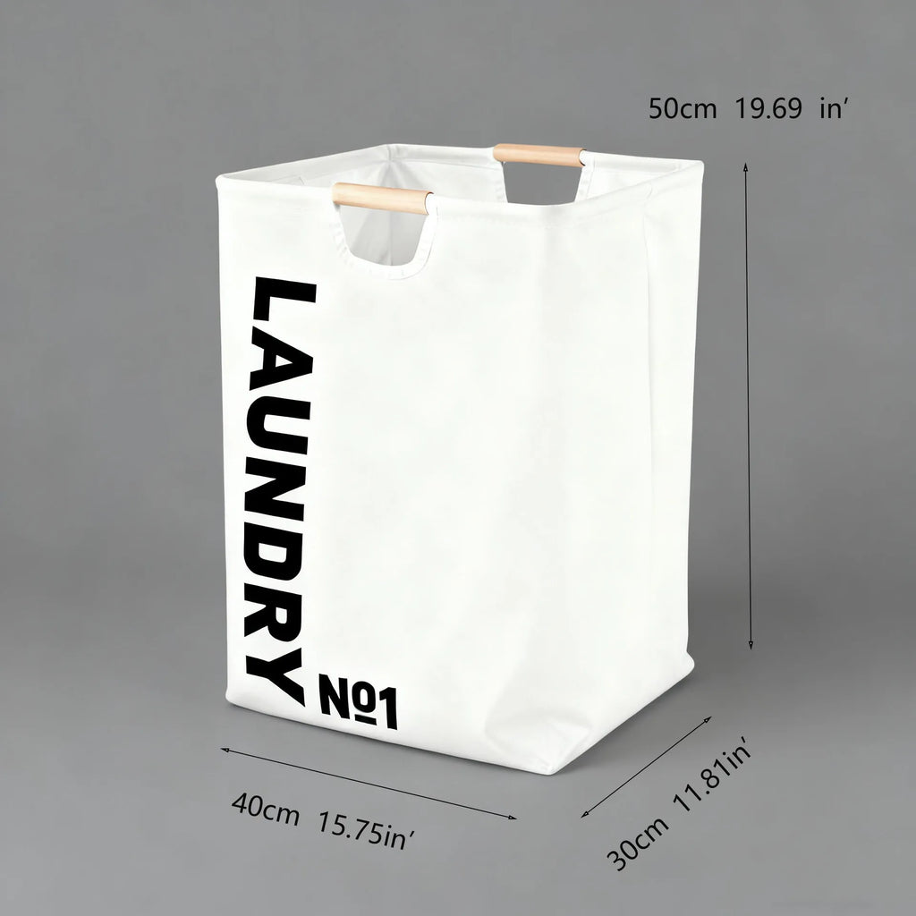 Foldable Fabric Laundry Basket with Handles Large Capacity Waterproof Storage Bin