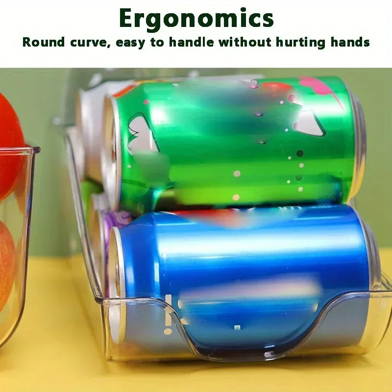 Refrigerator Organizer Bins Soda Cans Dispenser Bins Can