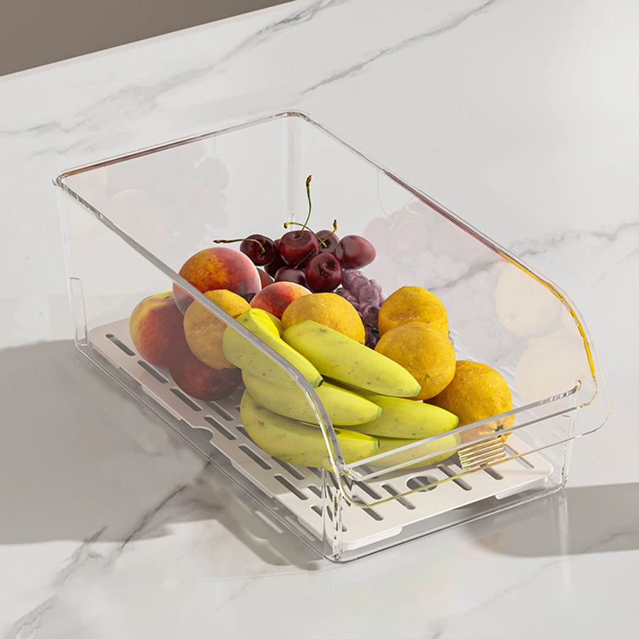 Clear Fridge Organizer, Refrigerator Organizer Bins ,Fridge Organizers and Storage Containers