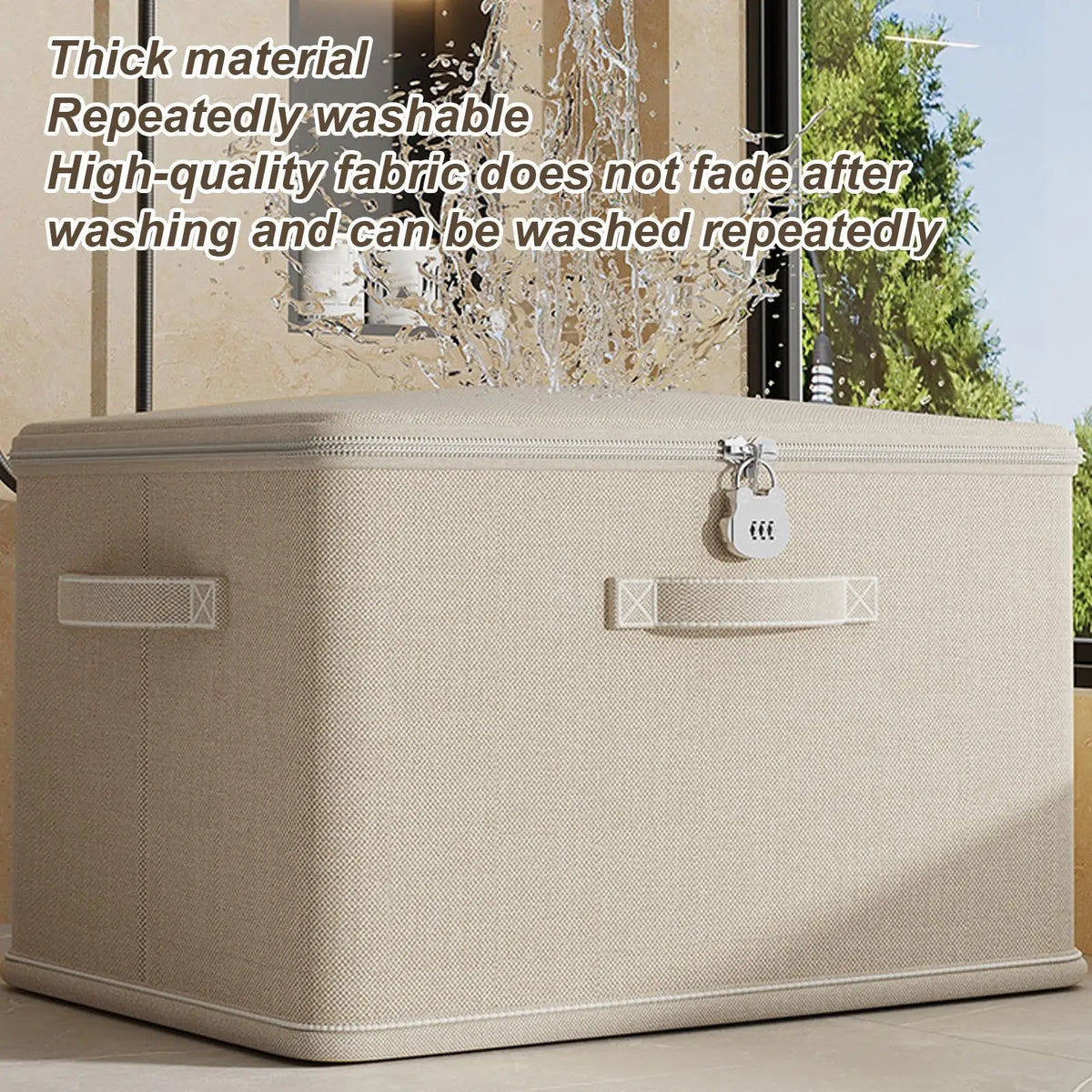 Storage Box with Lock Stackable Secure Odor Proof Storage Container