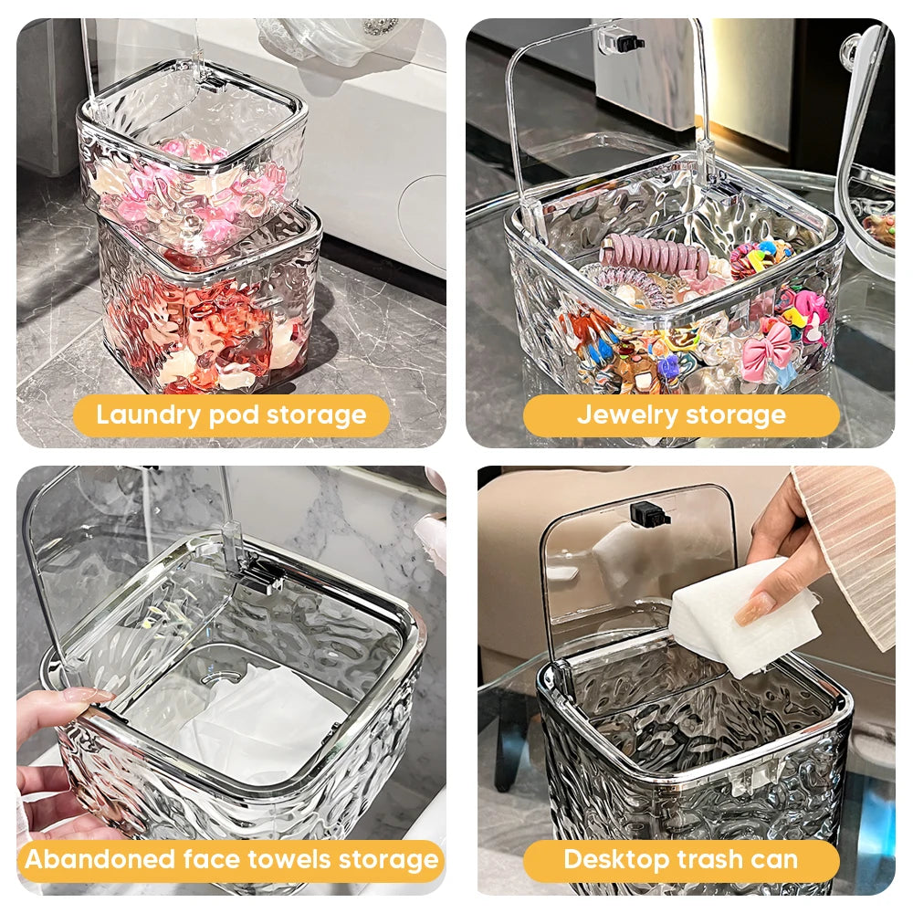Laundry Powder Container With Lid Laundry Pods Organizer