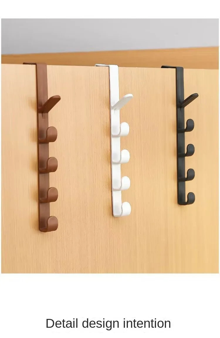 Behind the Door Cabinet Wardrobe Dormitory Door Hook Storage Rack