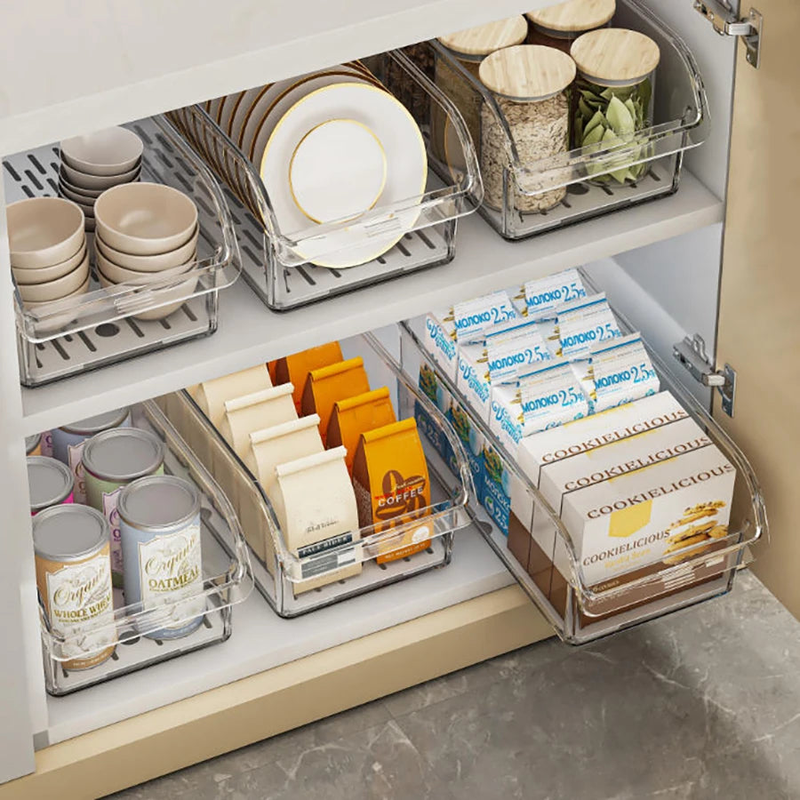 Clear Fridge Organizer, Refrigerator Organizer Bins ,Fridge Organizers and Storage Containers