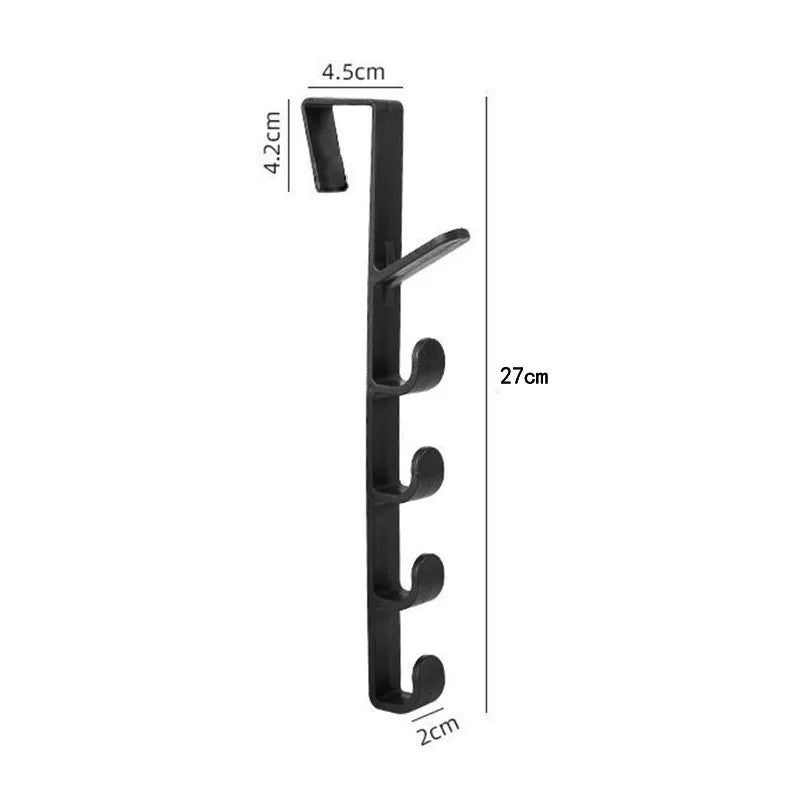 Behind the Door Cabinet Wardrobe Dormitory Door Hook Storage Rack