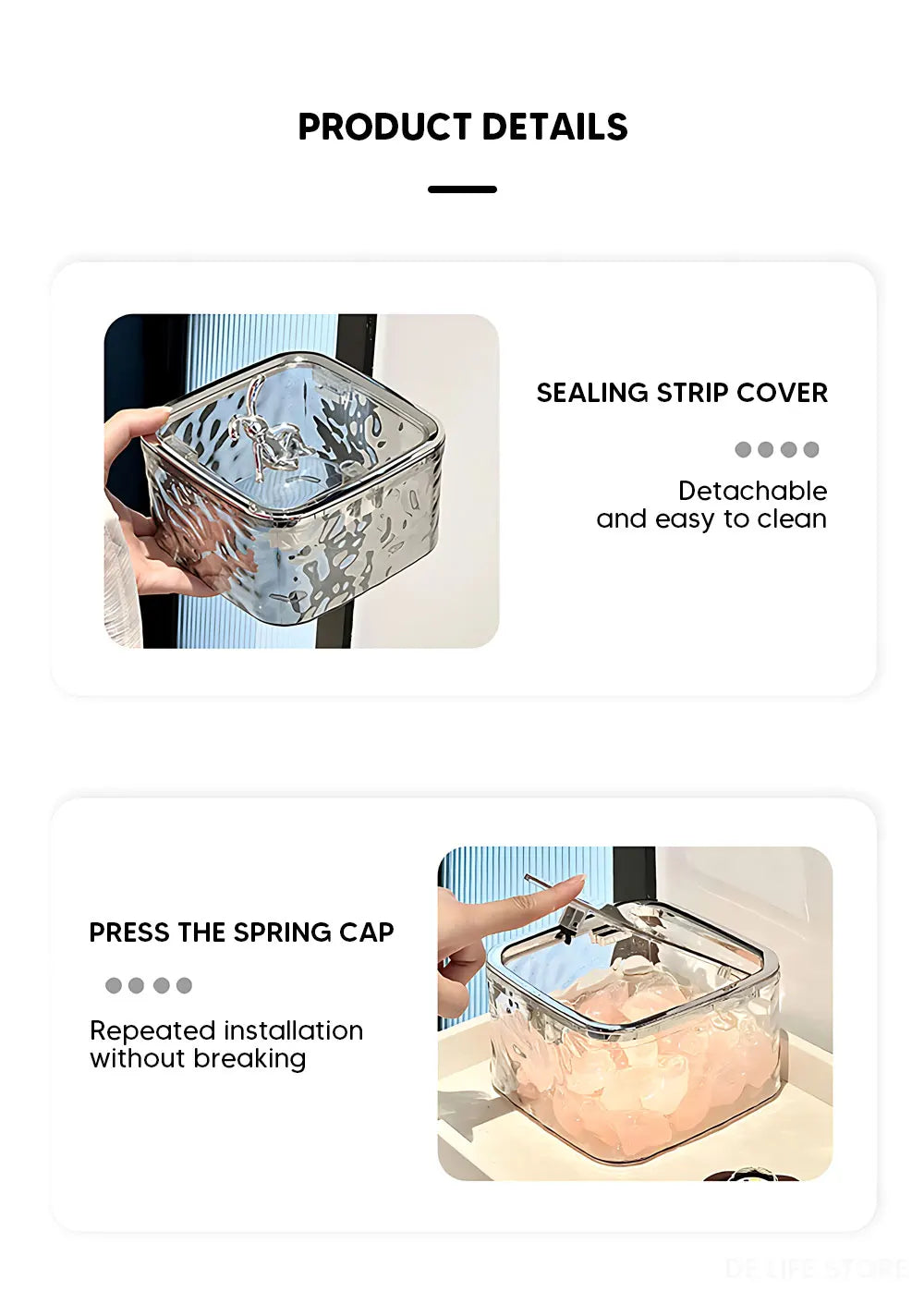 Laundry Powder Container With Lid Laundry Pods Organizer