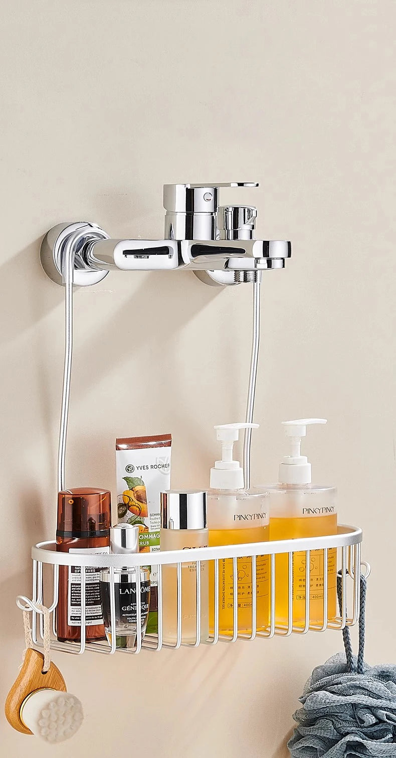 Shower Caddy Hanging Organizer Shower Basket with Hooks