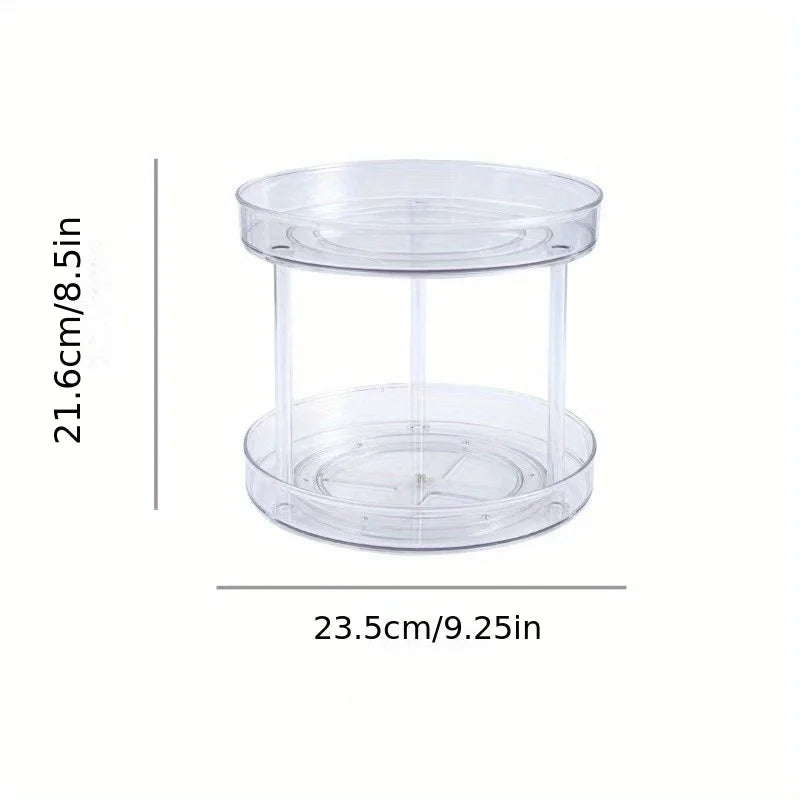 1pc rotating cosmetics storage box dressing table desktop storage rack