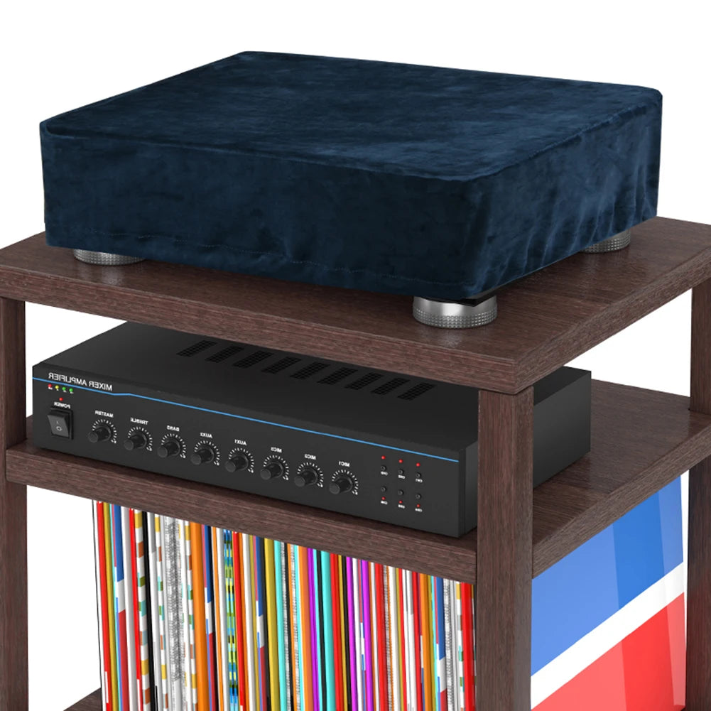 Turntable Dust Cover Washable Stereo Turntable Protective Cover Foldable Turntable Sleeves