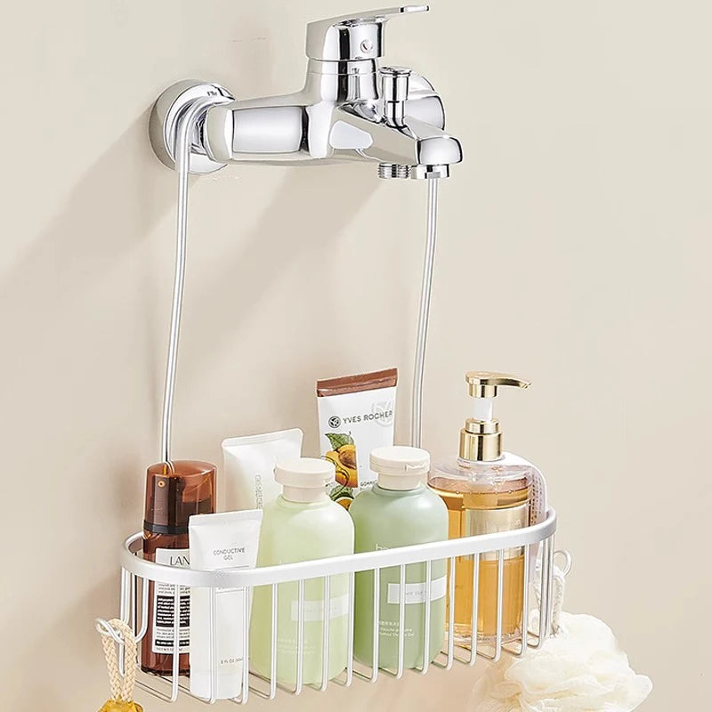 Shower Caddy Hanging Organizer Shower Basket with Hooks