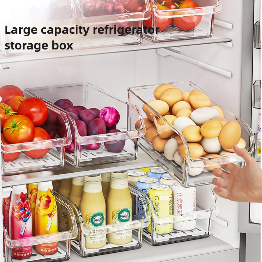 Clear Fridge Organizer, Refrigerator Organizer Bins ,Fridge Organizers and Storage Containers