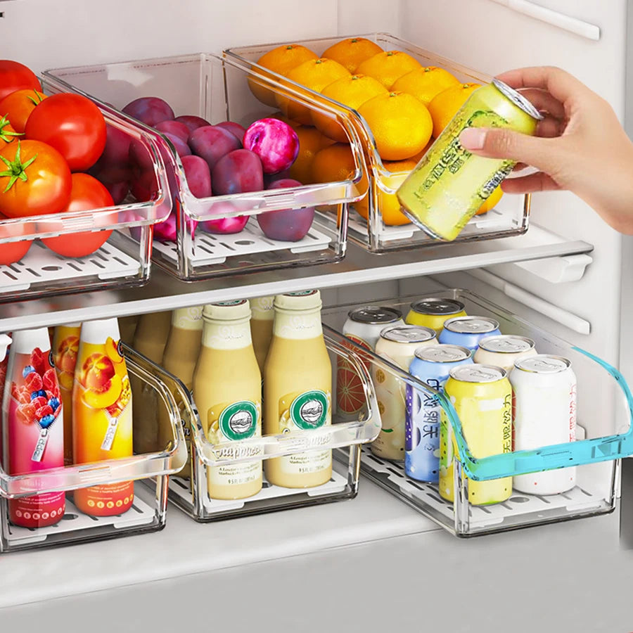 Clear Fridge Organizer, Refrigerator Organizer Bins ,Fridge Organizers and Storage Containers