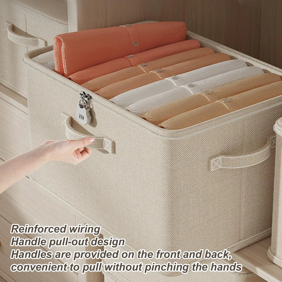Storage Box with Lock Stackable Secure Odor Proof Storage Container