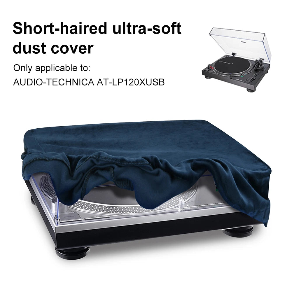Turntable Dust Cover Washable Stereo Turntable Protective Cover Foldable Turntable Sleeves