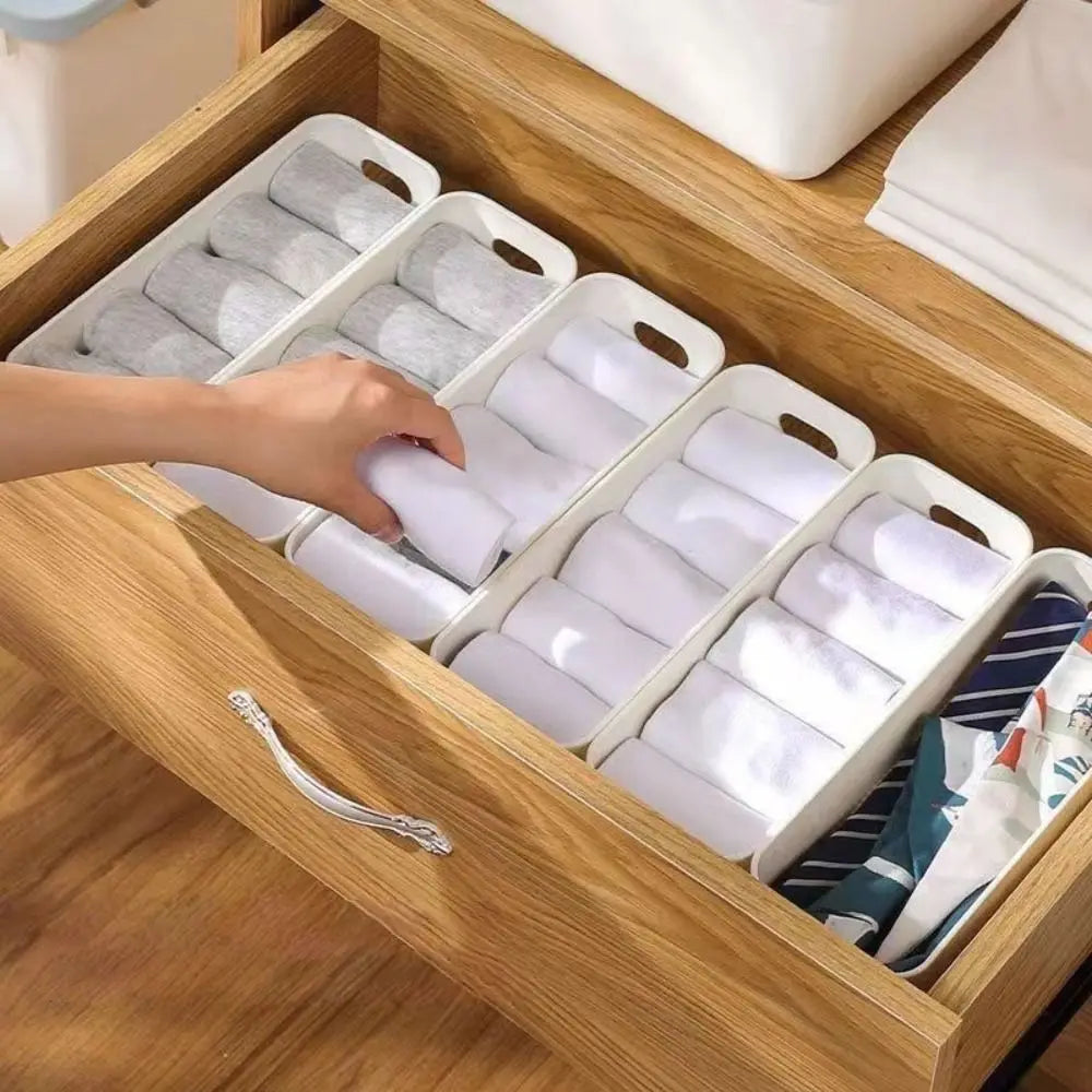 Multifunctional Storage Box Stackable Underwear Socks Sorting Storage Drawers