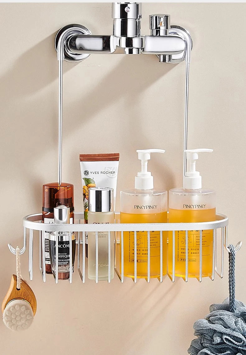 Shower Caddy Hanging Organizer Shower Basket with Hooks