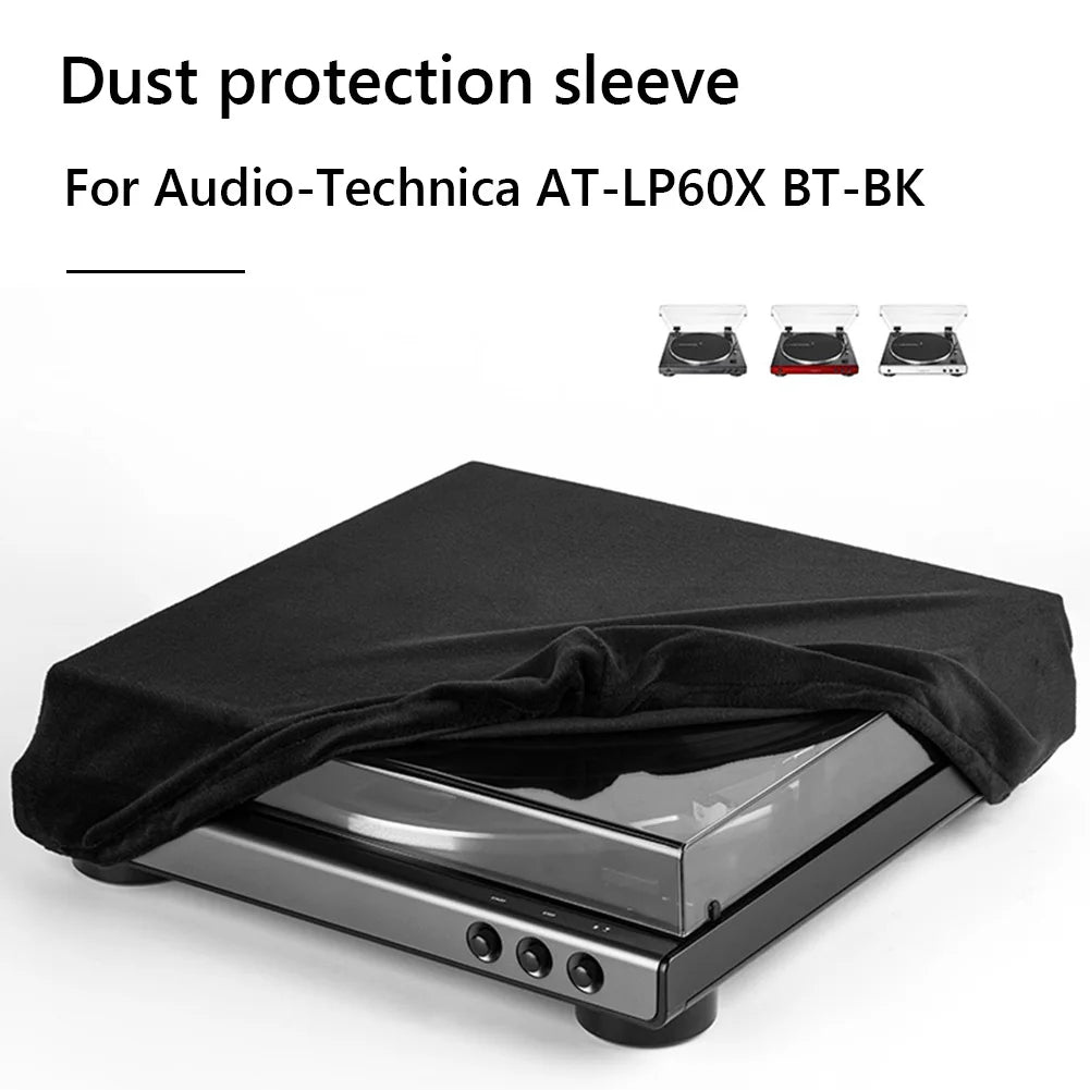 Turntable Dust Cover Spandex High Elasticity Turntable Sleeves Foldable Dustproof