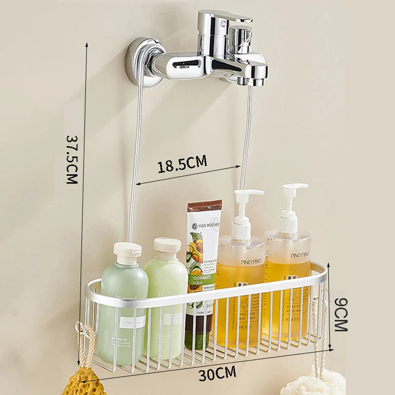 Shower Caddy Hanging Organizer Shower Basket with Hooks