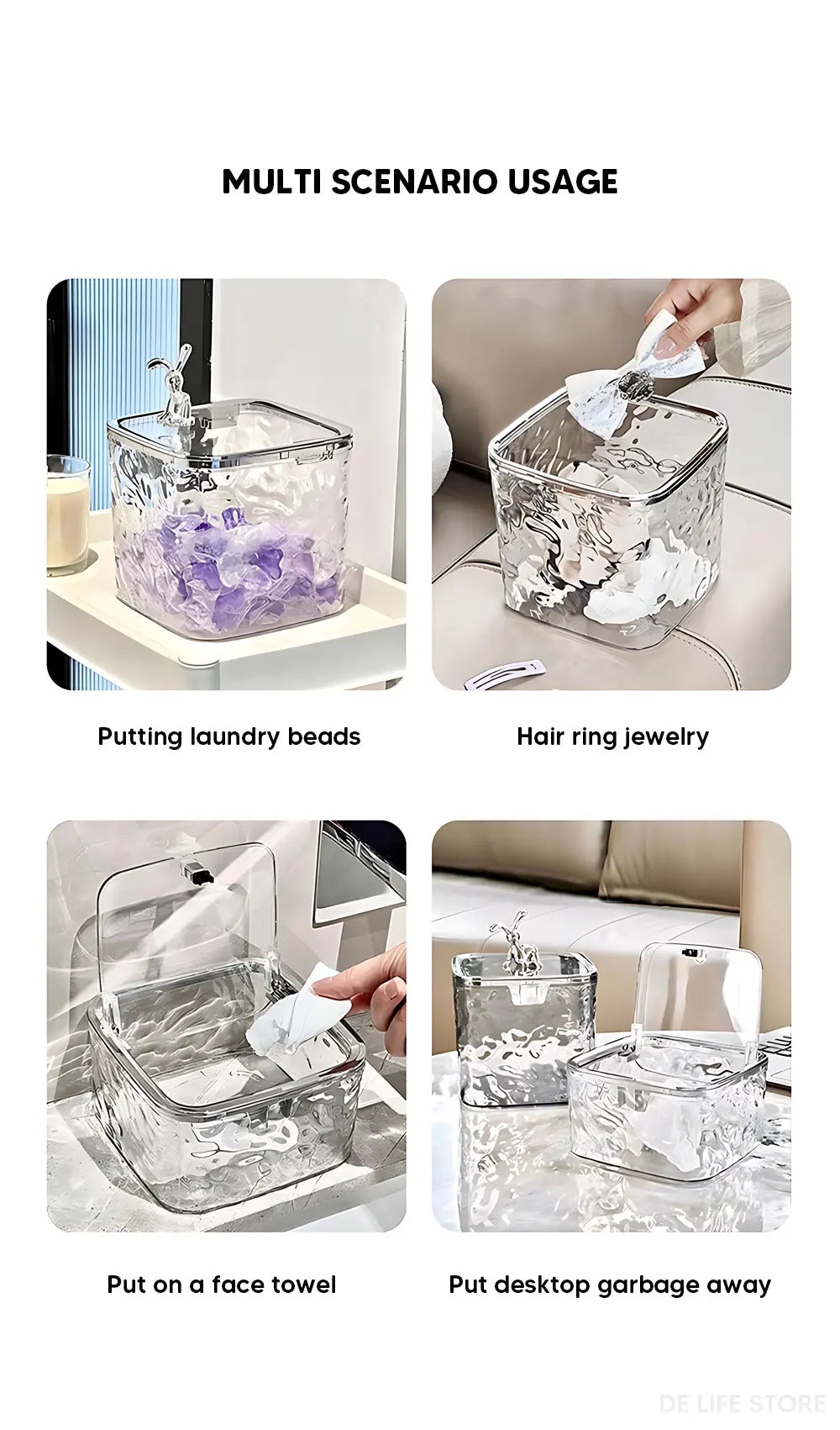 Laundry Powder Container With Lid Laundry Pods Organizer