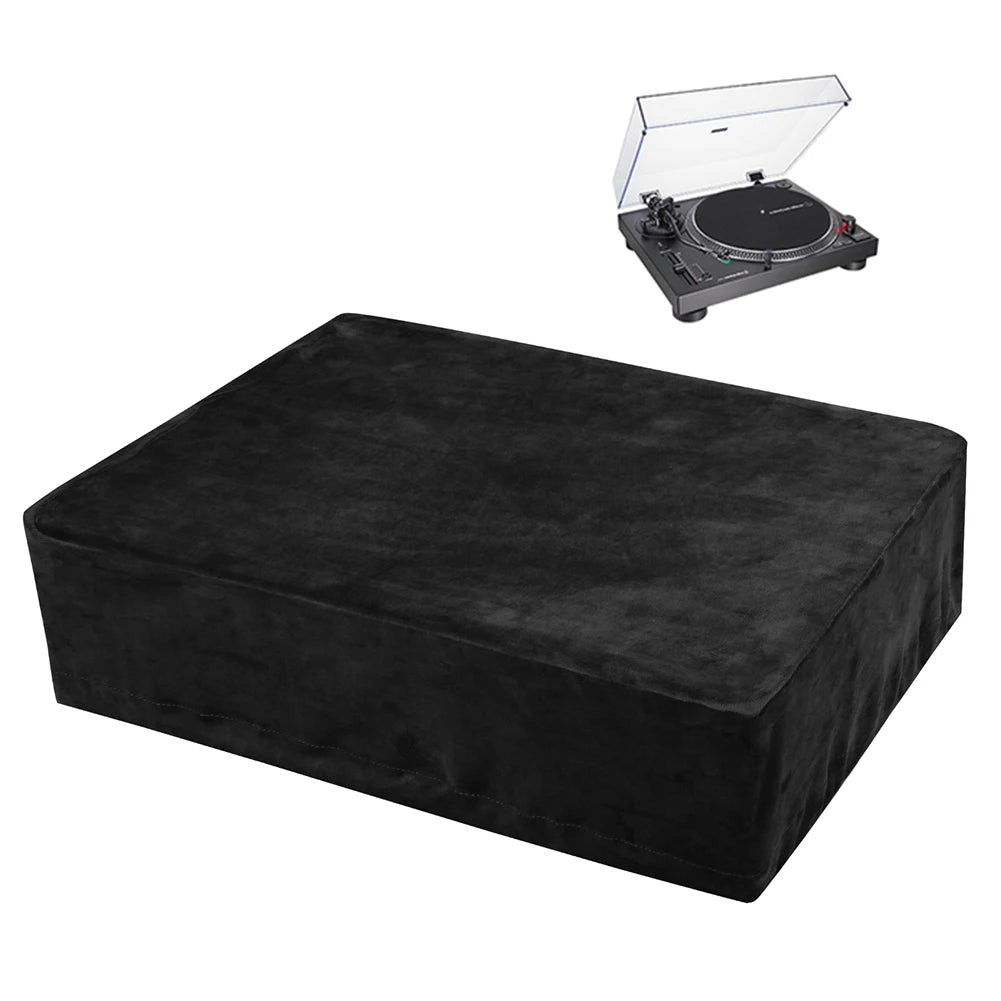 Turntable Dust Cover Washable Stereo Turntable Protective Cover Foldable Turntable Sleeves
