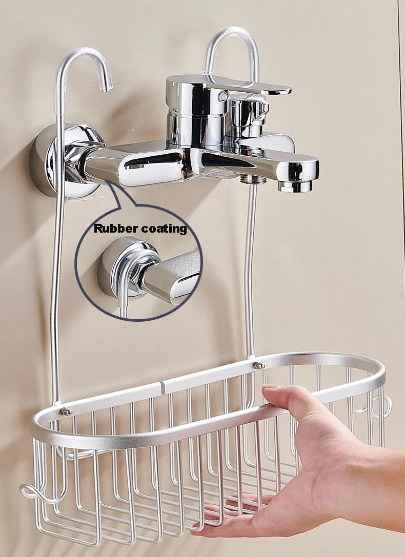 Shower Caddy Hanging Organizer Shower Basket with Hooks