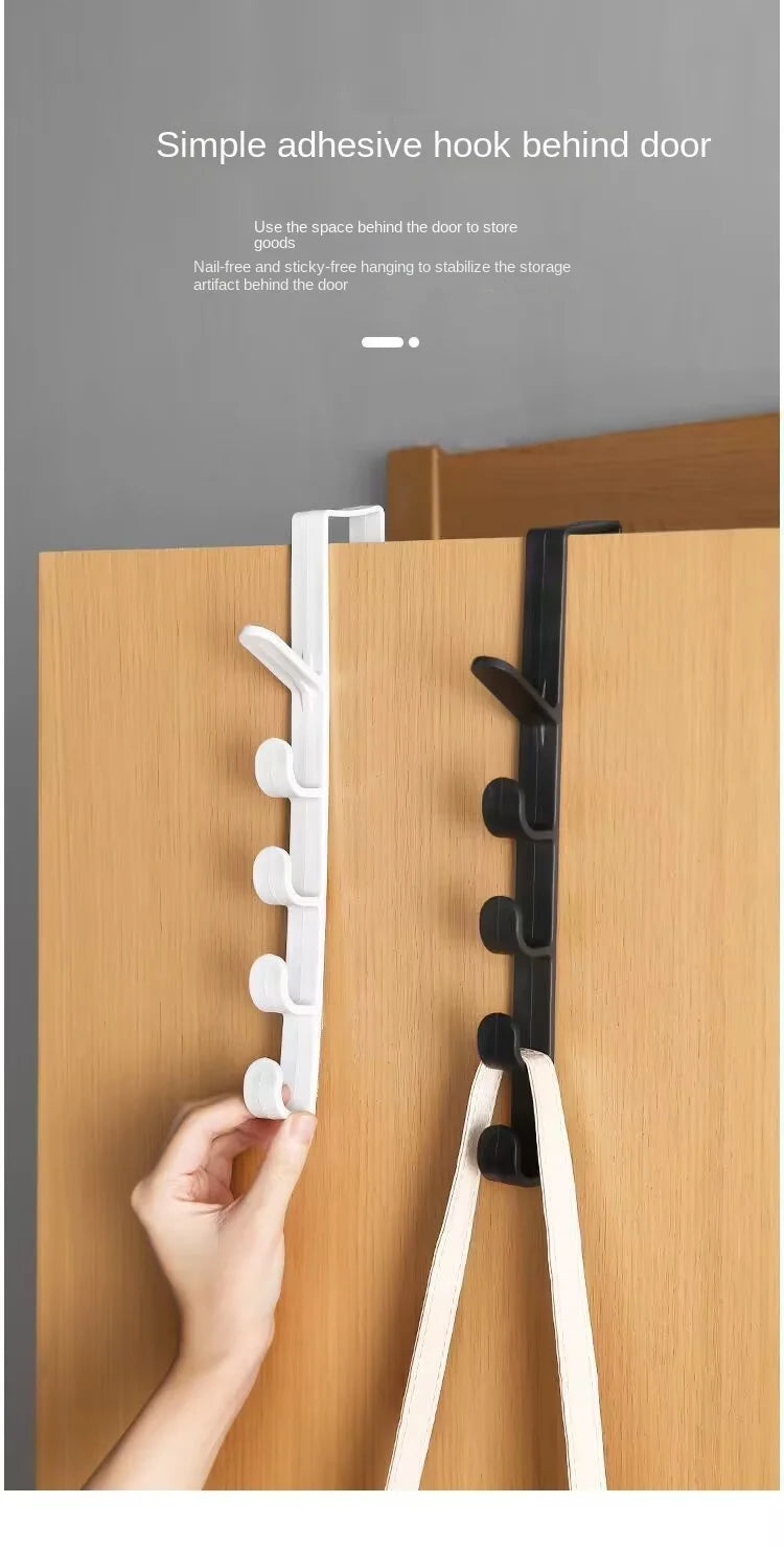 Behind the Door Cabinet Wardrobe Dormitory Door Hook Storage Rack