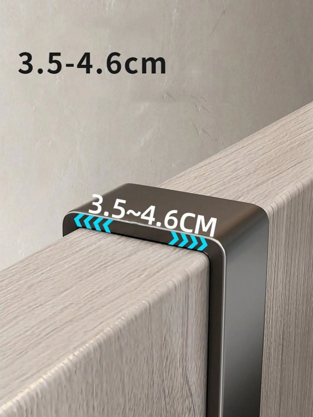 Easy-Install Over-The-Door Storage Rack - Multifunctional Metal Hooks for Bedroom