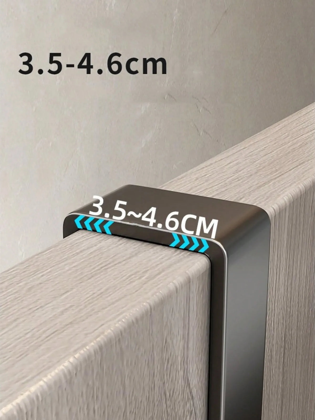 Easy-Install Over-The-Door Storage Rack - Multifunctional Metal Hooks for Bedroom