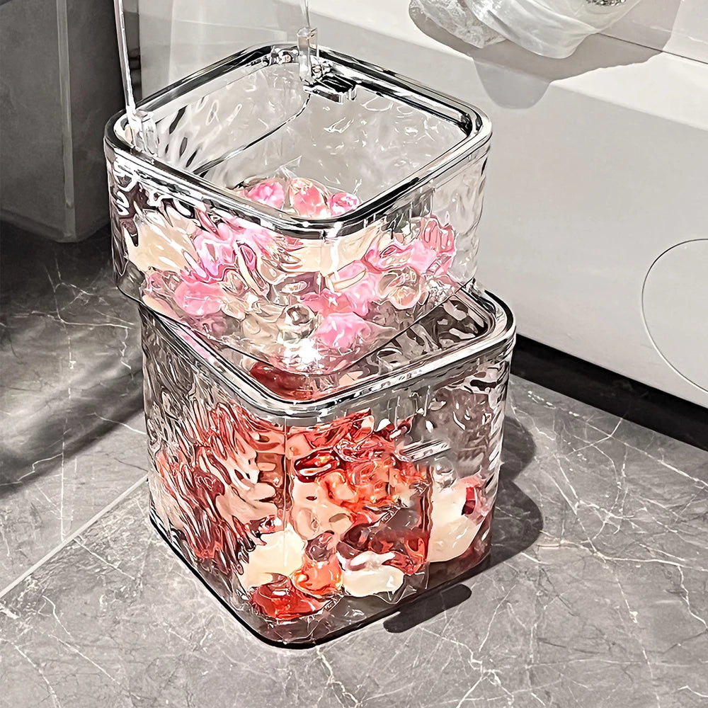 Laundry Powder Container With Lid Laundry Pods Organizer