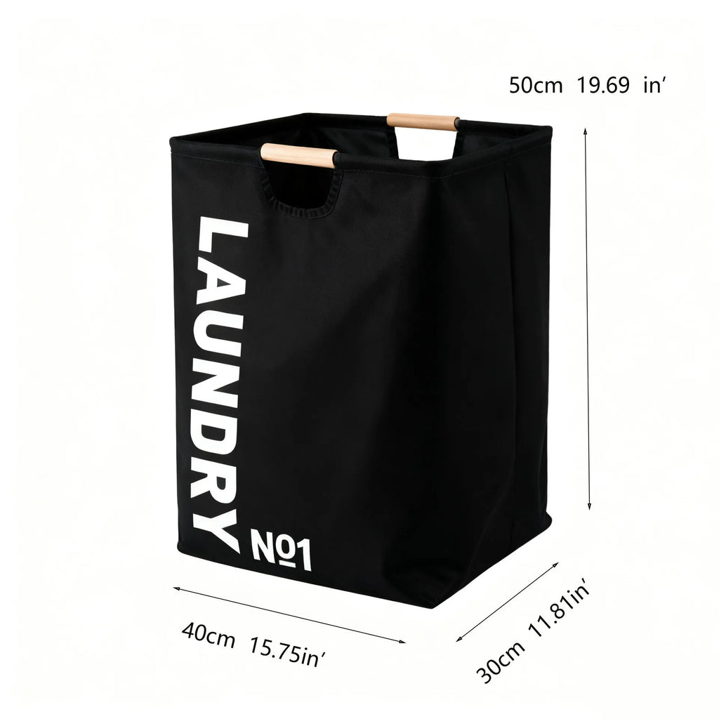 Foldable Fabric Laundry Basket with Handles Large Capacity Waterproof Storage Bin