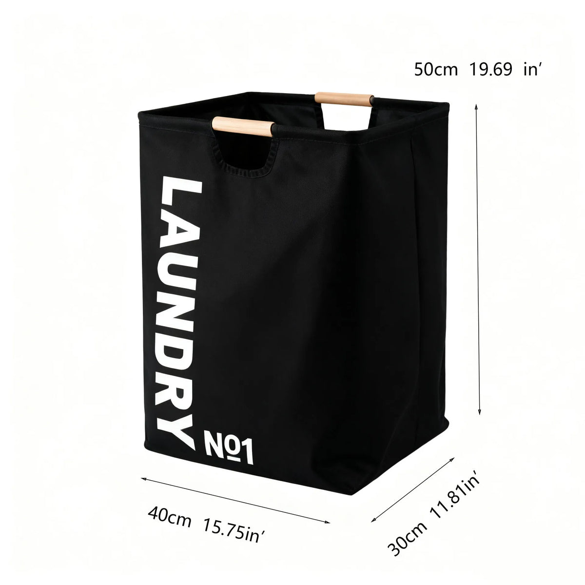 Foldable Fabric Laundry Basket with Handles Large Capacity Waterproof Storage Bin