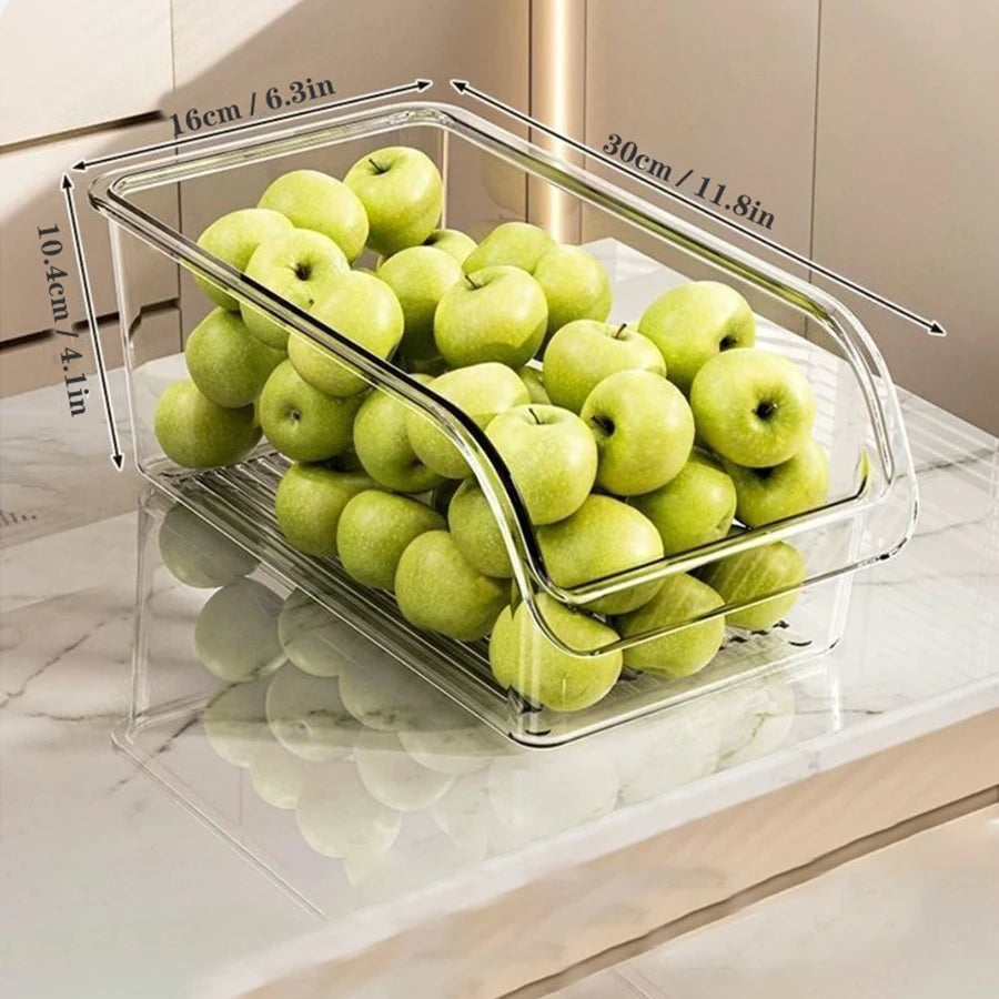 Clear Fridge Organizer, Refrigerator Organizer Bins ,Fridge Organizers and Storage Containers