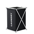 Large Laundry Hamper 3 Sections Divided Laundry Basket