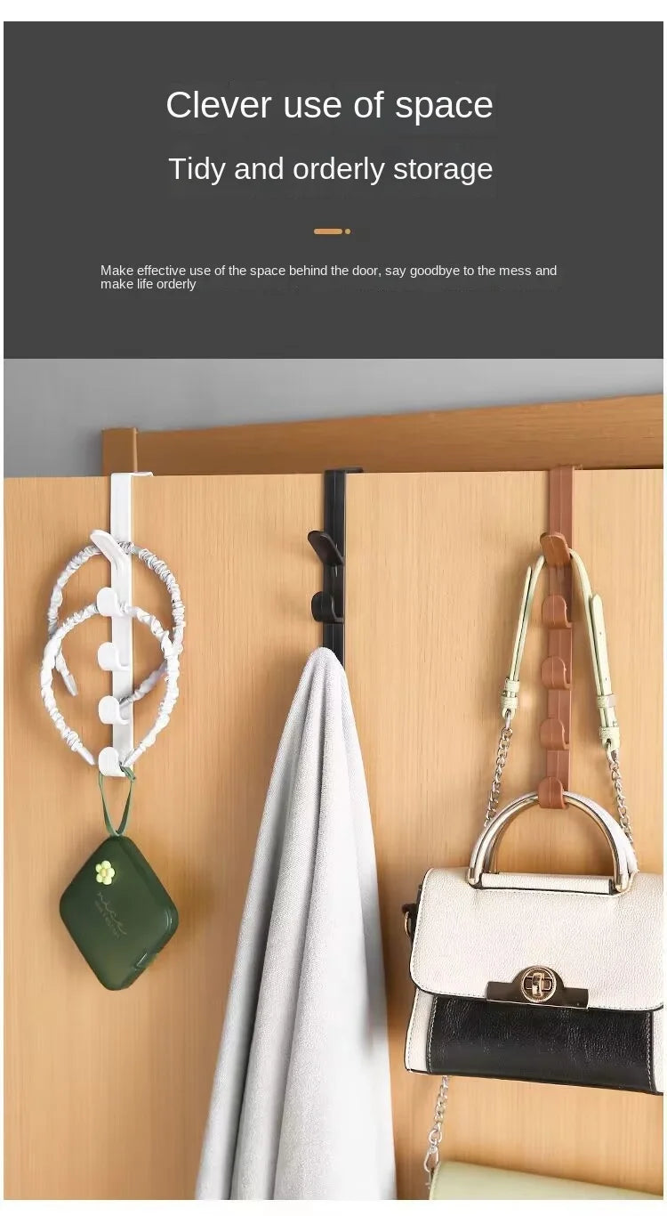 Behind the Door Cabinet Wardrobe Dormitory Door Hook Storage Rack